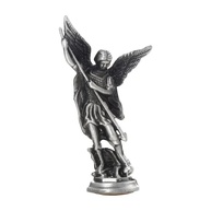 Estátua de Santo Arcanjo em Liga de Zinco - Decoração Religiosa Elegante para Mesa e Presente - imagem 5