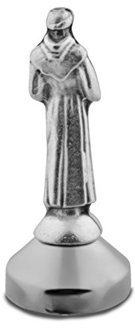 Estátua de São Francisco de Assis - Devocional Católica para Casa e Escritório - 7,6cm - Feita na Itália - imagem 5