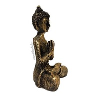 Estátua de Mini Buda Hindu em Resina Dourada 8,5cm - Símbolo de Paz e Espiritualidade - imagem 4