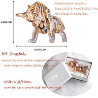 Estátua de Cristal Feng Shui Touro da Riqueza - Decoração de Mesa e Escritório com Simbolismo de Prosperidade - imagem 3