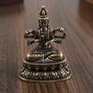 Estátua de Buda em Latão - Decoração Criativa e Espiritual para Sua Casa - imagem 5