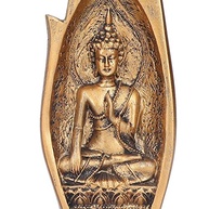 Escultura Budista de Resina - 2 Estátuas de Buda para Decoração Zen e Meditação - imagem 3