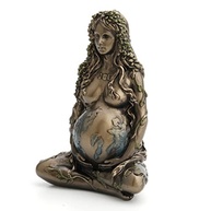 Veronese Design Estatueta Grávida em Resina com Pintura Manual - 10cm - imagem 4