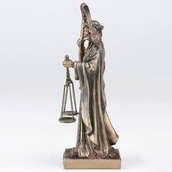 Santa Muerte Colecionável em Polystone - Estatueta com Foice e Escamas - Decoração Mística e Simbólica - imagem 3