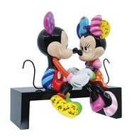 Estatueta Disney Britto Mickey e Minnie Amor no Banco do Parque - 16 cm - Coleção Exclusiva - imagem 3