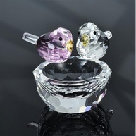 Estatueta de Cristal Ninho de Pássaro - Decoração Elegante e Encantadora para Casa - imagem 5