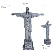 Estatueta Miniatura Cristo Redentor - Lembrancinha Rio de Janeiro em Resina | Decoração e Presente Ideal - imagem 3