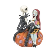 Estatueta Jack e Sally - Disney Traditions Jim Shore - Decoração Colecionável de Halloween - imagem 1