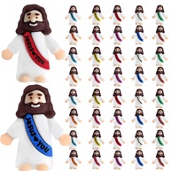 20 Mini Bonecos de Jesus - Estatuetas de Fé Coloridas para Esconder e Buscar, Presente Cristão para Escola Dominical e Decoração - imagem 1