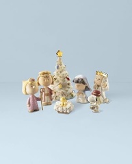 Conjunto de Estatuetas Lenox Peanuts Natal - 7 Peças em Porcelana Multicor - imagem 3