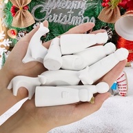 Conjunto de Presépio de Natal com 11 Estatuetas em Resina Branca - Decoração Religiosa Elegante - imagem 5