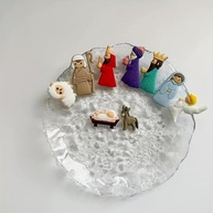 Conjunto de 9 Estatuetas de Presépio em Resina - Decoração de Natal Animada e Encantadora - imagem 5