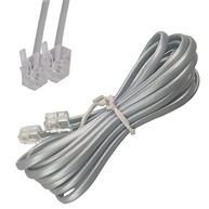 Cabo Fio Telefônico RJ11 3 Metros: Conexão Estável para seu Telefone Fixo e Fax - imagem 4