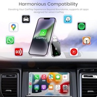 Adaptador CarPlay Sem Fio Mini: iPhone, Android Auto USB-C/USB-A - Conexão Estável e Rápida 2025 - imagem 4