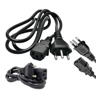Cabo de Força Tripolar Universal Bivolt para CPU, Monitor, Impressora e Mais | Conexão Segura e Estável - imagem 1