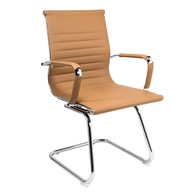 Cadeira Executiva Boston Base Fixa com Esteirinha Caramelo - Design Moderno e Conforto Ergonômico - imagem 1