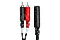 Cabo Adaptador Hosa YPR-257: Conexão Estéreo Dupla RCA para 1/4" TRSF - imagem 4