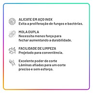 Alicate Unha Tramontina: Corte Preciso e Esterilizável - imagem 2