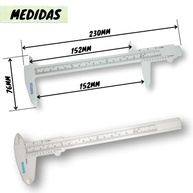 Paquímetro Analógico 150mm Rayco: Precisão e Versatilidade para Design de Sobrancelhas e Estética - imagem 3