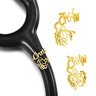 Estetoscópio Personalizado com Placa de Ouro 18K - Presente Perfeito para Médicos e Enfermeiros - imagem 1