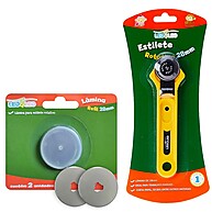 Estilete Rotativo 28mm: Corte Preciso e Profissional - imagem 1