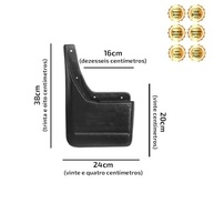 Par de Aparabarro Traseiro Adaptável para Mitsubishi TR4 (2010-2015) - Proteção e Estilo - imagem 3