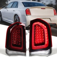 Lanternas Traseiras LED FIONE para Chrysler 300C 2015-2023 - Estilo Fábrica, Acabamento Preto - imagem 2