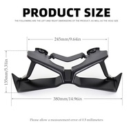 Asas Aerodinâmicas para Yamaha MT-09 (2017-2020): Spoiler Dianteiro Nu Preto - Estilo e Performance! - imagem 3
