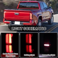 Lanternas Traseiras LED Toyota Tacoma 2024 2025 - Estilo e Segurança Inovadores - imagem 5