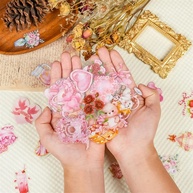 56 Adesivos PET Rosa Aesthetic: Personalize com Estilo! - imagem 3