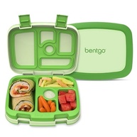 Bentgo Lancheira Infantil 5 Compartimentos - Estilo Bento à Prova de Vazamento | Segura, Divertida e Ideal para Crianças de 3 a 7 Anos (Verde) - imagem 2