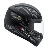 Capacete Moto FLY F-9 Preto Fosco/Grafite: Segurança e Estilo para Você! - imagem 1