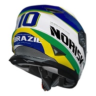 Capacete Norisk FF302 Grand Prix Brasil - Segurança e Estilo para Sua Pilotagem (Tam. 62/XL) - imagem 4