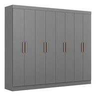 Guarda-Roupa Casal 8 Portas 4 Gavetas Paris - Organize seu Quarto com Estilo e Funcionalidade - imagem 5