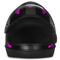 Capacete Fechado Pro Tork New Sport Preto/Rosa Tam. 56: Segurança e Estilo para Sua Moto - imagem 4