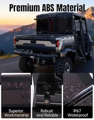 Luzes Traseiras LED Fumê para Polaris Ranger 1000 XP Crew (2018-2025) - Segurança e Estilo - imagem 5
