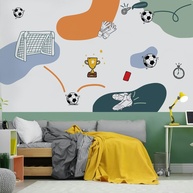 Kit Adesivos Futebol Gol - Decore com Estilo e Paixão pelo Esporte - imagem 1
