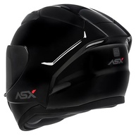 Kit Capacete ASX City Preto Moto Masculino Feminino com Viseira Fumê - Segurança e Estilo - imagem 4
