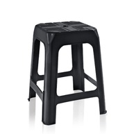 Banqueta Preta 45cm Arqplast - Conforto e Estilo para Qualquer Ambiente - imagem 1