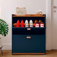 Sapateira 2 Gavetas Basculantes Azul - Organize seu Espaço com Estilo e Praticidade - imagem 4
