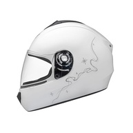 Capacete Moto Infantil Fly Young Belle Branco e Prata: Segurança e Estilo para Pequenos Aventureiros! - imagem 4