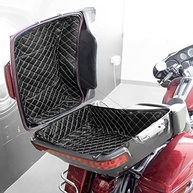 Forro Premium para King Tour Pack Harley Davidson 2014-2023 - Proteção e Estilo (Fio Branco Diamante) - imagem 3