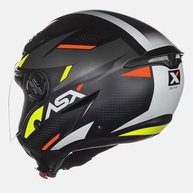 Kit Capacete Masculino ASX Aberto City Air Square: Estilo, Segurança e Conforto com Viseira Fumê Inclusa - imagem 3