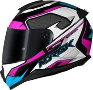 Capacete Feminino Norisk Razor Speedmax Rosa Azul: Estilo e Segurança para Sua Moto - imagem 1