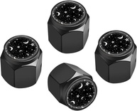 Tampas de Válvula Moon Star: Estilo e Proteção para Pneus de Carros e Motos - imagem 1