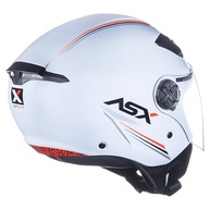 Kit Capacete Masculino ASX Aberto City Air Branco + Viseira Fume - Estilo e Segurança - imagem 5