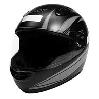 Capacete Moto Sky Apolo Preto Fosco com Grafismo Cinza - Tamanho 58 | Segurança e Estilo - imagem 2