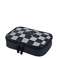 Estojo Jeans Xadrez: Organize Sua Arte com Estilo! - imagem 2