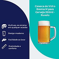 Caneca Brema 350ml: Deguste Sua Cerveja com Estilo - imagem 2
