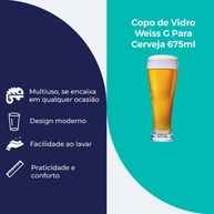 Copo Weiss 675ml: Deguste Sua Cerveja com Estilo! - imagem 2